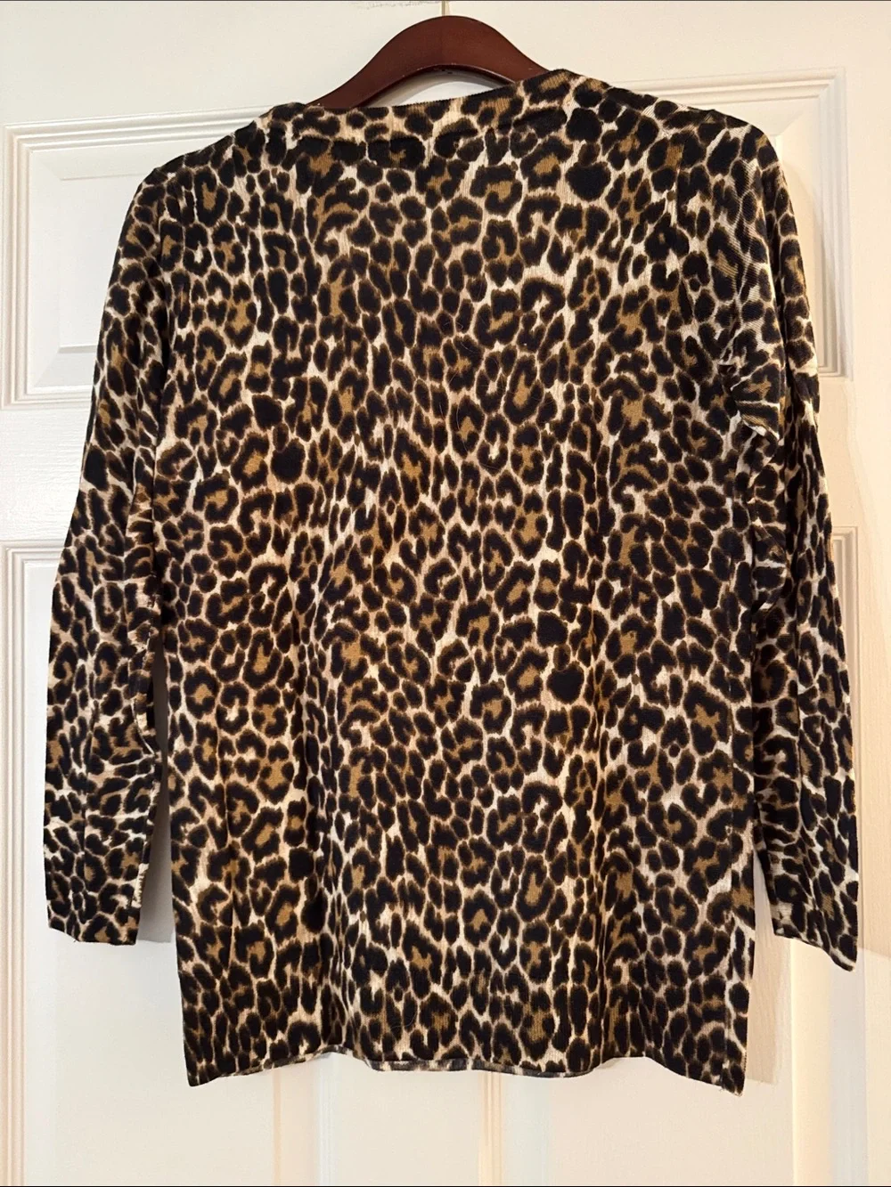 J Crew leopard Tippi sweater small - Picture 3 of 3
